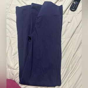 Pavoi Navy Blue flare leggings